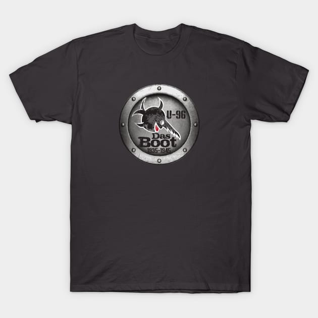 Vintage U-boat design the smiling shark T-Shirt by silvercloud